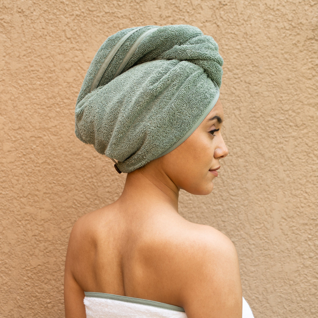 Green Hair Towel - Slide 4