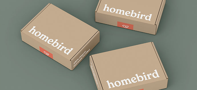 Homebird product packaging