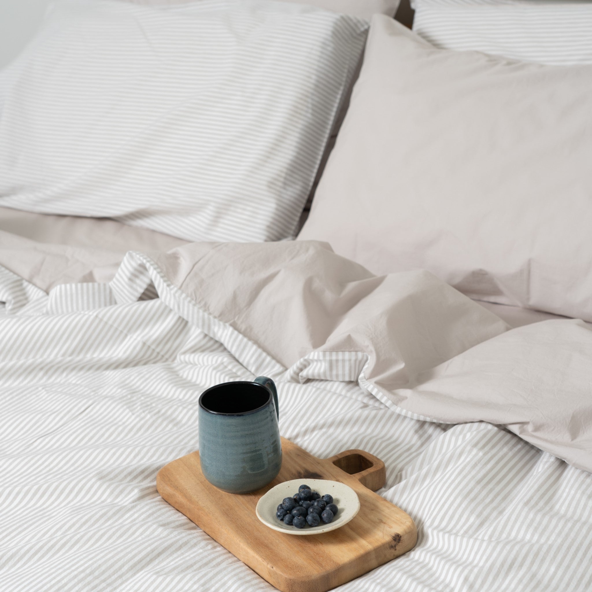 Cool Crisp Percale Pillowcase Set Homebird Organic Bedding